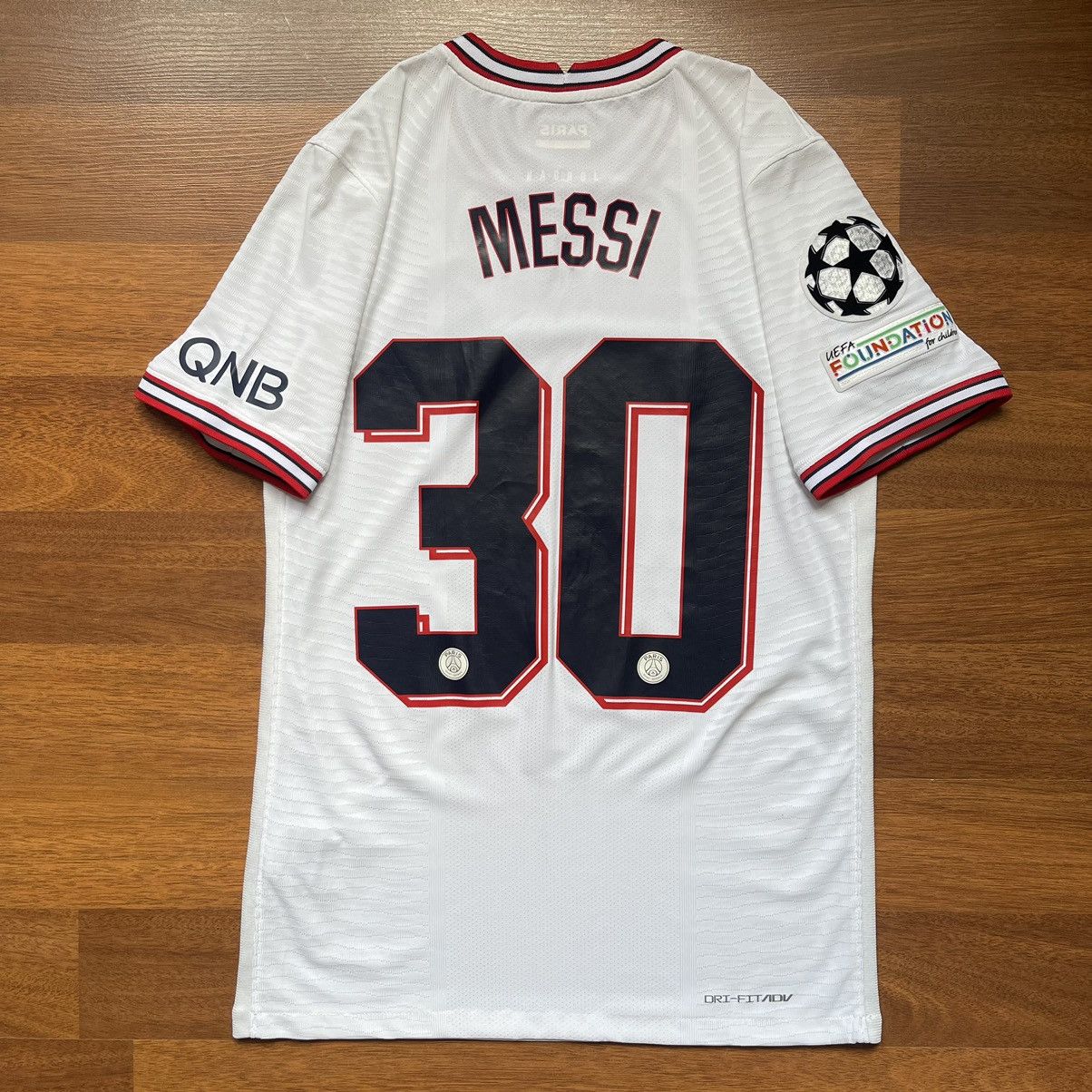 PSG 2021/22 SOCCER FOURTH PLAYER ISSUE JERSEY #30 MESSI